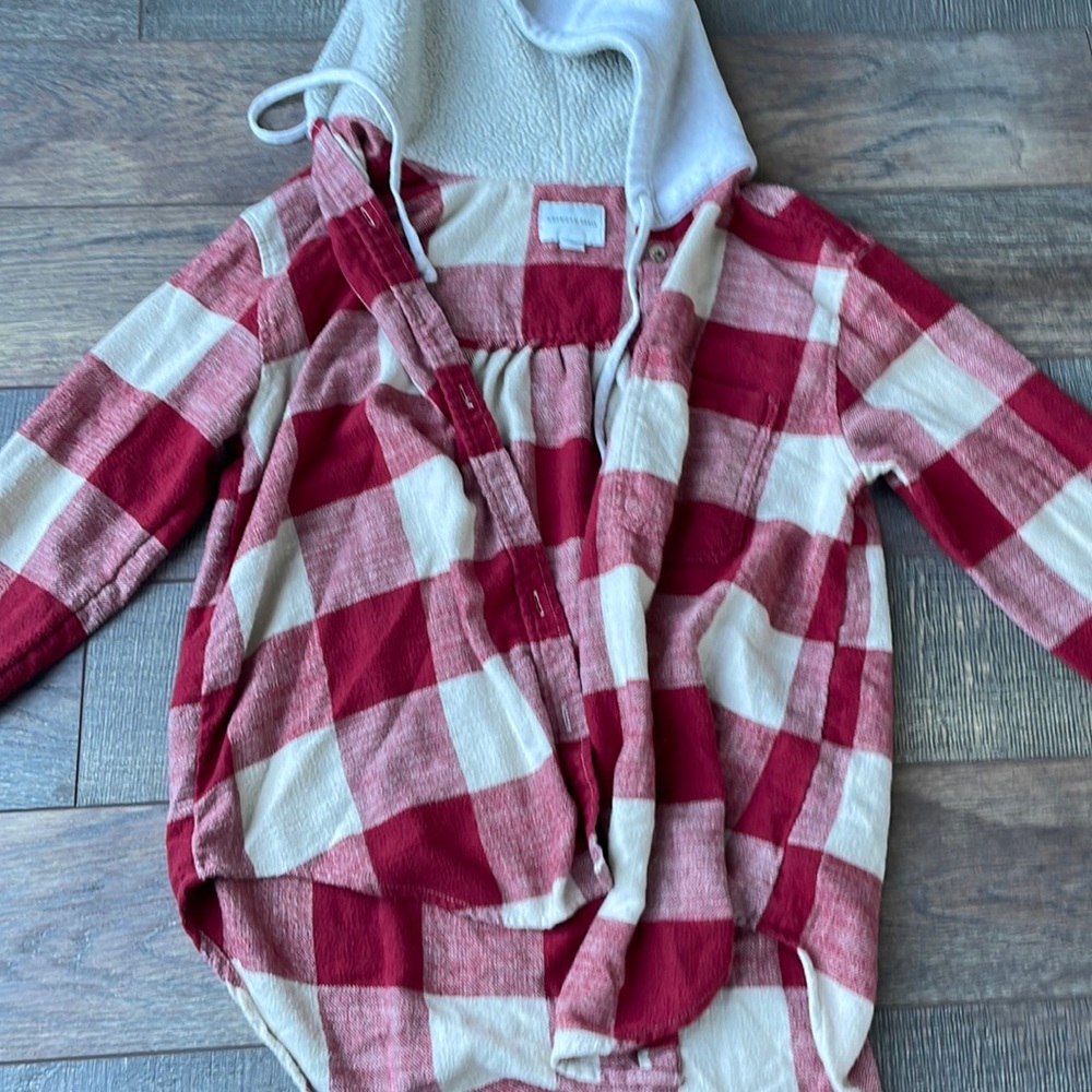 American eagle flannel with hood